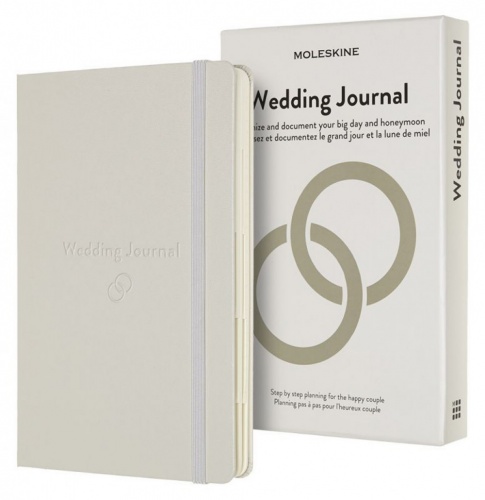 Блокнот Moleskine LE Passion Wedding Large, 400 стр., серый, в линейку, подар.кор. фото 6