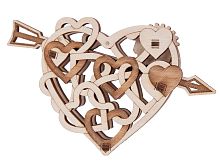 3D-пазл из дерева Wood Trick Вудик Сердце