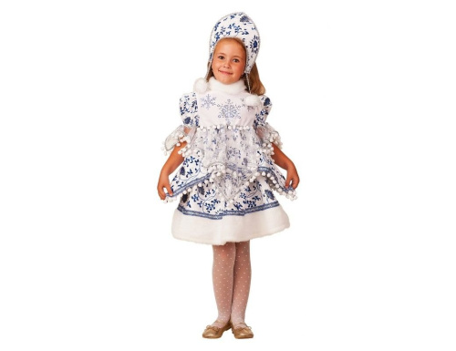 Карнавальный костюм снегурочки Внучка, Батик