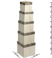 WF-84 Набор коробок из 5шт "Квадрат" - Вариант A