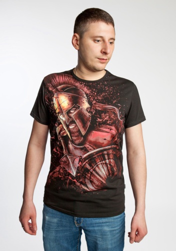 Мужская футболка"Спартанец (Veni vidi vici)" фото 2