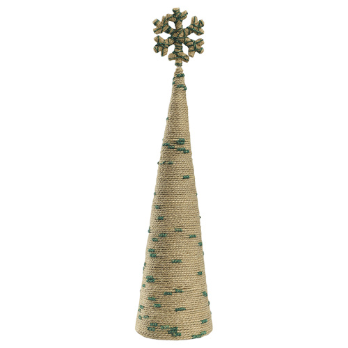 Декор новогодний knitted christmas из джута и гофрированного картона из коллекции new year essential