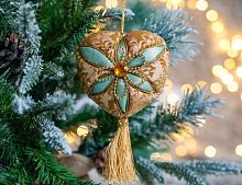 Ёлочное украшение АЛЬВИН, коллекция ВИНТАЖНЫЙ ШИК полиэстер, 18 см, Winter Deco
