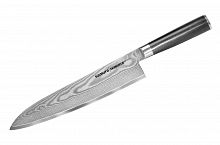 Нож Samura Damascus Гранд Шеф, 24 см, G-10, дамаск 67 слоев