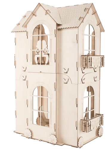 Кукольный домик ХэппиДом &quot;Дом для кукол до 30 см&quot; с мебелью фото 8