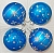 Набор стеклянных шаров КЛАССИК, синий, 4х62 мм, Елочка