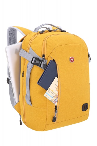 Рюкзак Swissgear 15'', желтый, 31x20x47 см, 29 л фото 4