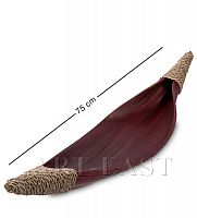 95-025 Тарелка "Лодка аборигенов" (кокос, о. Бали)