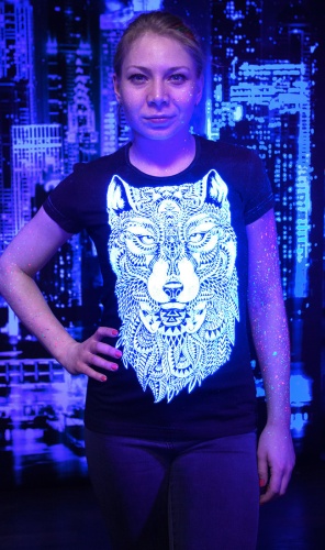 Женская футболка"Волк-Тотем" фото 4