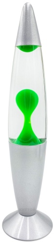 Лава-лампа, 45 см, Прозрачная/Зеленая