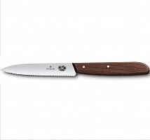 Нож Victorinox Rosewood для очистки овощей, летвие 10 см, серрейторная заточка, дерево