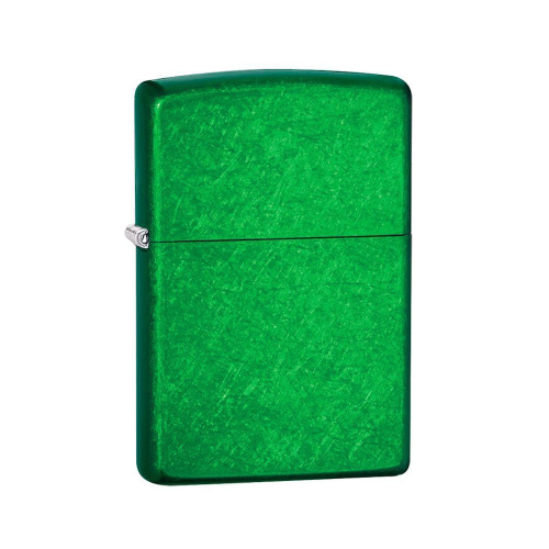 Зажигалка ZIPPO Classic с покрытием Meadow™, латунь/сталь, зеленая, глянцевая, 36x12x56 мм, 24840