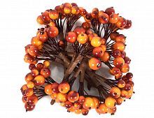 Аксессуар для декорирования "Осенние ягоды", оранжево-коричневые, 8 штук, Hogewoning