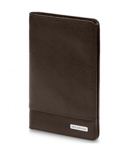 Портмоне Moleskine Classic Match Leather, коричневый, 13,2x3,6x16,9 см