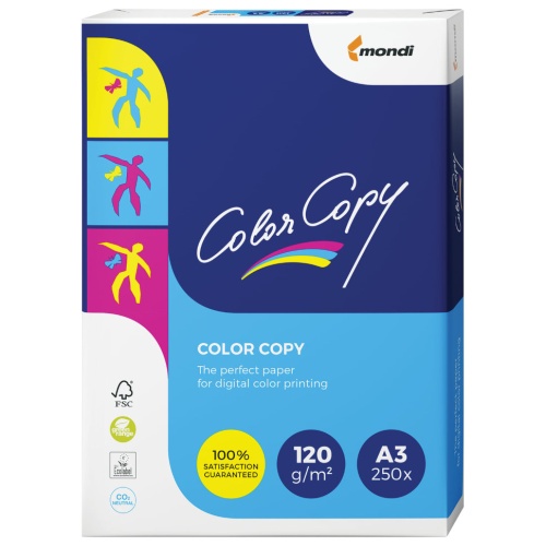 Бумага для цветной лазерной печати Color Copy А3, 120 г/м2, 250 листов