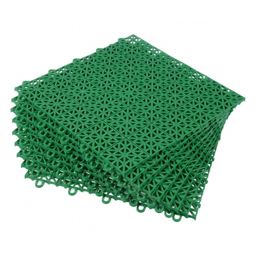Покрытие пластиковое универсальное Vortex 1 м2 (9 плиток) зеленый 5365 фото 2
