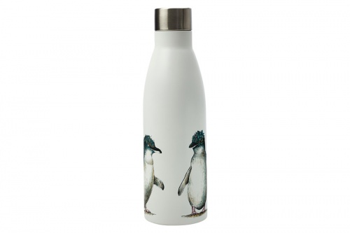 Термос-бутылка вакуумная Пингвины (цветной), 0,5 л фото 2