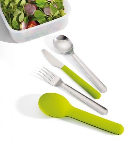 Набор столовых приборов cutlery set зелёный фото 5