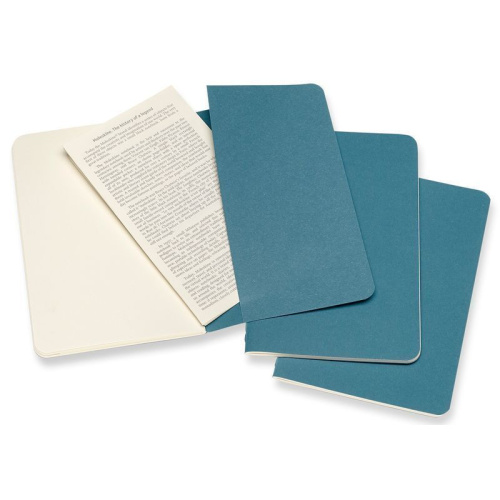 Набор 3 блокнота Moleskine Cahier Journal Pocket, без разлиновки фото 5