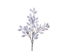 Декоративная ветка "Морозная листва", 72 см, Kaemingk