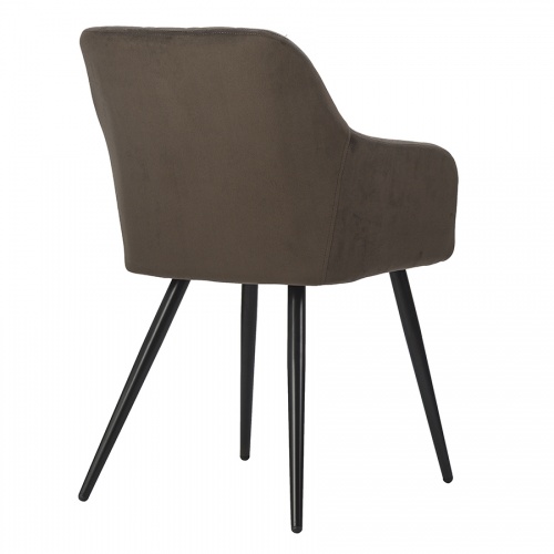 Кресло beata, велюр, коричневое фото 3