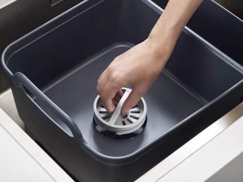 Контейнер для мытья посуды Wash&Drain™  тёмно-серый фото 5