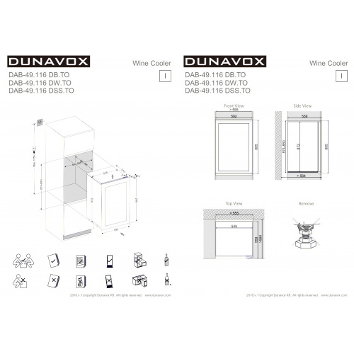 Винный шкаф Dunavox DAB-49.116 фото 2