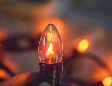Электрогирлянда "Язычки пламени" 10 ламп, на крючках, уличная, 3,6 м, Koopman International