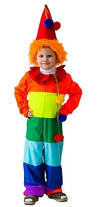 Карнавальный костюм "Клоун радуга", 5-7 лет, Бока