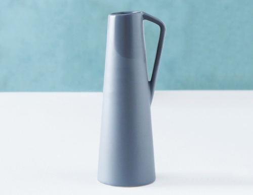 Керамическая ваза кувшин "Урсула", конусная, 21 см, Boltze