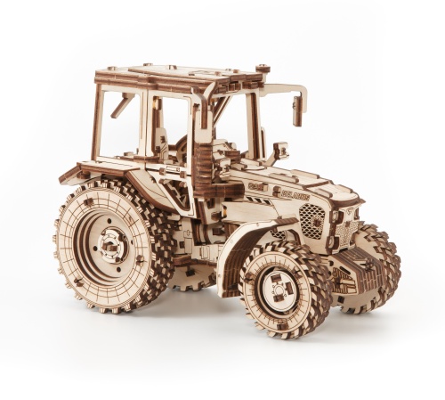 Сборная модель деревянная 3D EWA Трактор Беларус 82 фото 2