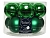 Набор стеклянных шаров матовых и эмалевых, цвет: зелёный, 60 мм, упаковка 10 шт., Kaemingk (Decoris)
