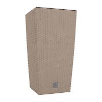 Кашпо для цветов Prosperplast Rato Square 35+14л, мокко