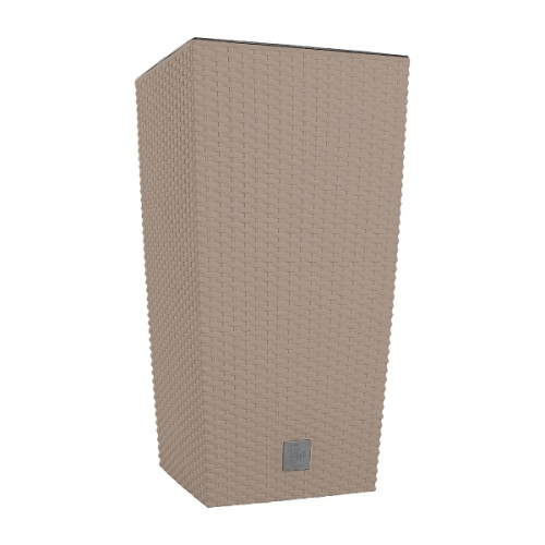 Кашпо для цветов Prosperplast Rato Square 91,5+37л, мокко