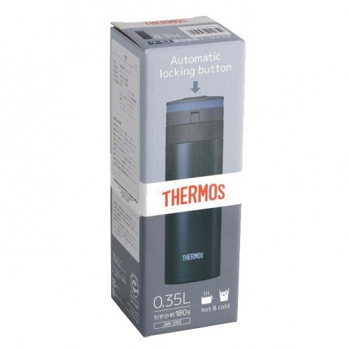 Термокружка Thermos JNS-350-BK суперлегкая (0,35 литра), черная фото 3