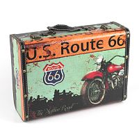 Шкатулка-чемодан "Route 66" 34*11*24 см