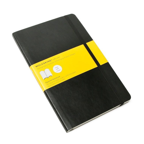 Блокнот Moleskine Classic Soft Large, в клетку фото 4