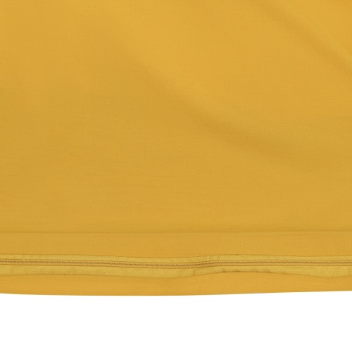 Комплект постельного белья двуспальный горчичного цвета из органического стираного хлопка из коллекции essential фото 4