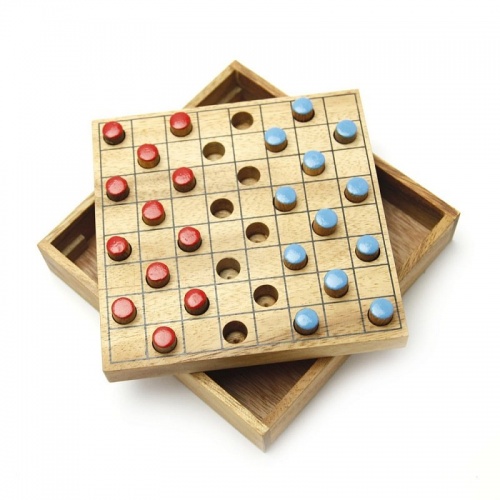 Checkers-Colored (цветные шашки) (Thai wood) фото 2