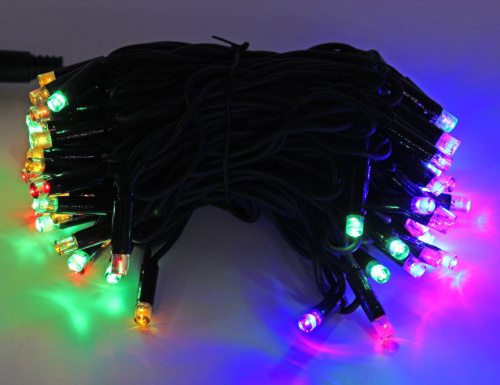 Уличная гирлянда Laitcom Legoled 75 разноцветных LED ламп 10 м, черный КАУЧУК, соединяемая, IP44, Laitcom фото 2