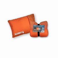 Надувная подушка Klymit Drift Camp Pillow Regular, 58x41x17 см, оранжевая
