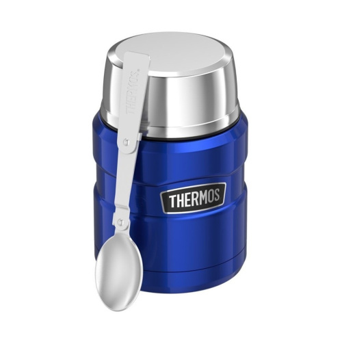 Термос для еды Thermos King SK3000BL (0,47 литра), синий фото 3