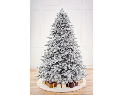 Ель искусственная ВИЗАНТИЙСКАЯ заснеженная 240 см, хвоя ЛИТАЯ 100%, Max CHRISTMAS в интернет-магазине VsemPodarok.com