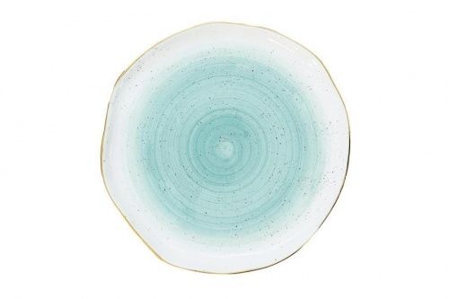Тарелка Artesanal (зел-голубая) без инд.упаковки, 55853
