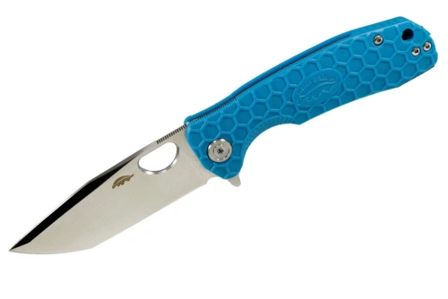 Нож Honey Badger Tanto D2, L , голубая рукоять