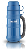 Термос LaPlaya Traditional 35-100 (1 литр) со стеклянной колбой, синий