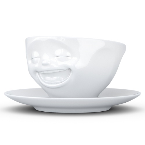 Чайная пара tassen laughing, 200 мл, белая фото 9