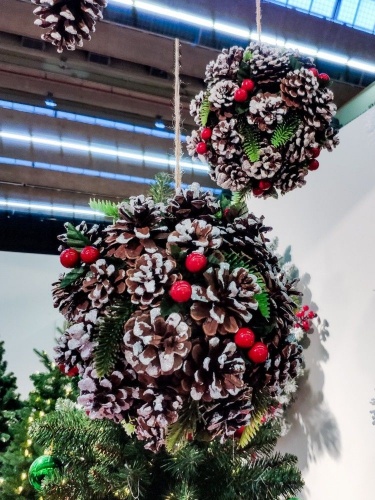 Композиция-шар "Вайтбарк", 18 см, A Perfect Christmas фото 2