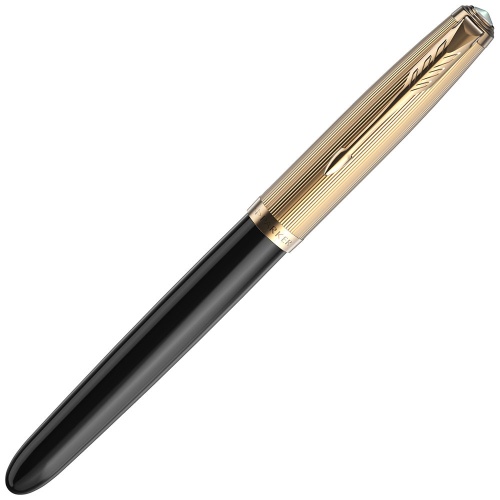 Parker 51 Premium - Black GT, перьевая ручка, F фото 5