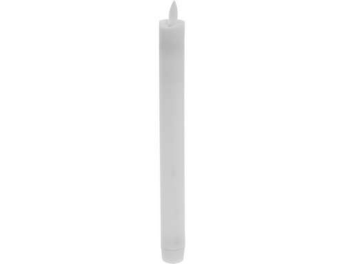Светодиодная столовая свеча "Танцующее пламя", тёплый белый LED-огонь, колышущееся пламя, 23х2.2 см, таймер, батарейки, Koopman International фото 3